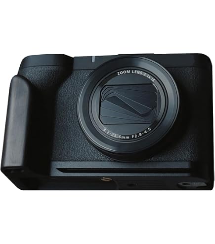Amazon | Canon PowerShot V1 専用 カメラウッドグリップ 高級檀木材